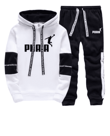 Hot Sales Mens Tracksuit Print Casual Sweatshirts Sportswear Single Piece Hoodie Pants Outdoors Gym Sports Jogging Mens Clothing