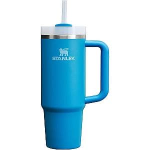 STANLEY Quencher H2.0 Tumbler with Handle and Straw 30 oz | Flowstate 3-Position Lid | Cup Holder Compatible for Travel | Insulated Stainless Steel Cup | BPA-Free | Azure