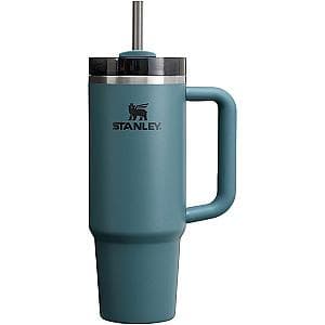 STANLEY Quencher H2.0 Tumbler with Handle and Straw 30 oz | Flowstate 3-Position Lid | Cup Holder Compatible for Travel | Insulated Stainless Steel Cup | BPA-Free | Blue Spruce