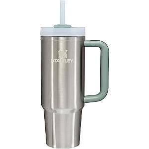 Stanley Quencher H2.0 Tumbler with Handle and Straw 30 oz | Flowstate 3-Position Lid | Cup Holder Compatible for Travel | Insulated Stainless Steel Cup | BPA-Free | Stainless Steel Shale
