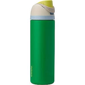 Owala FreeSip Insulated Stainless Steel Water Bottle with Straw, BPA-Free Sports Water Bottle, Great for Travel, 24 Oz, Putting Green