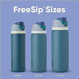 Owala FreeSip Insulated Stainless Steel Water Bottle with Straw, BPA-Free Sports Water Bottle,